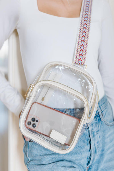 Jacie Clear Sling Crossbody