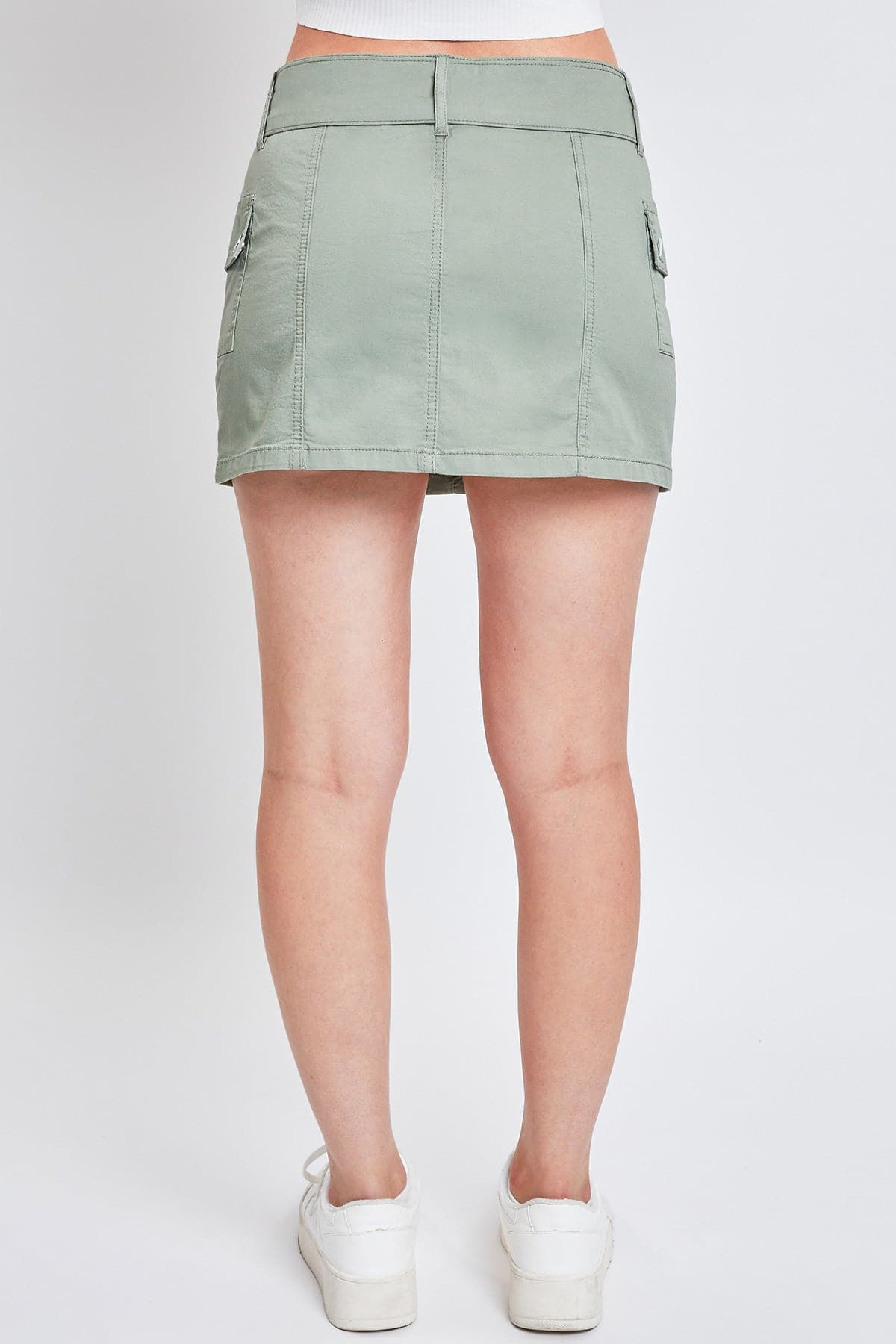 Women’s Belted Mini Cargo Skirt