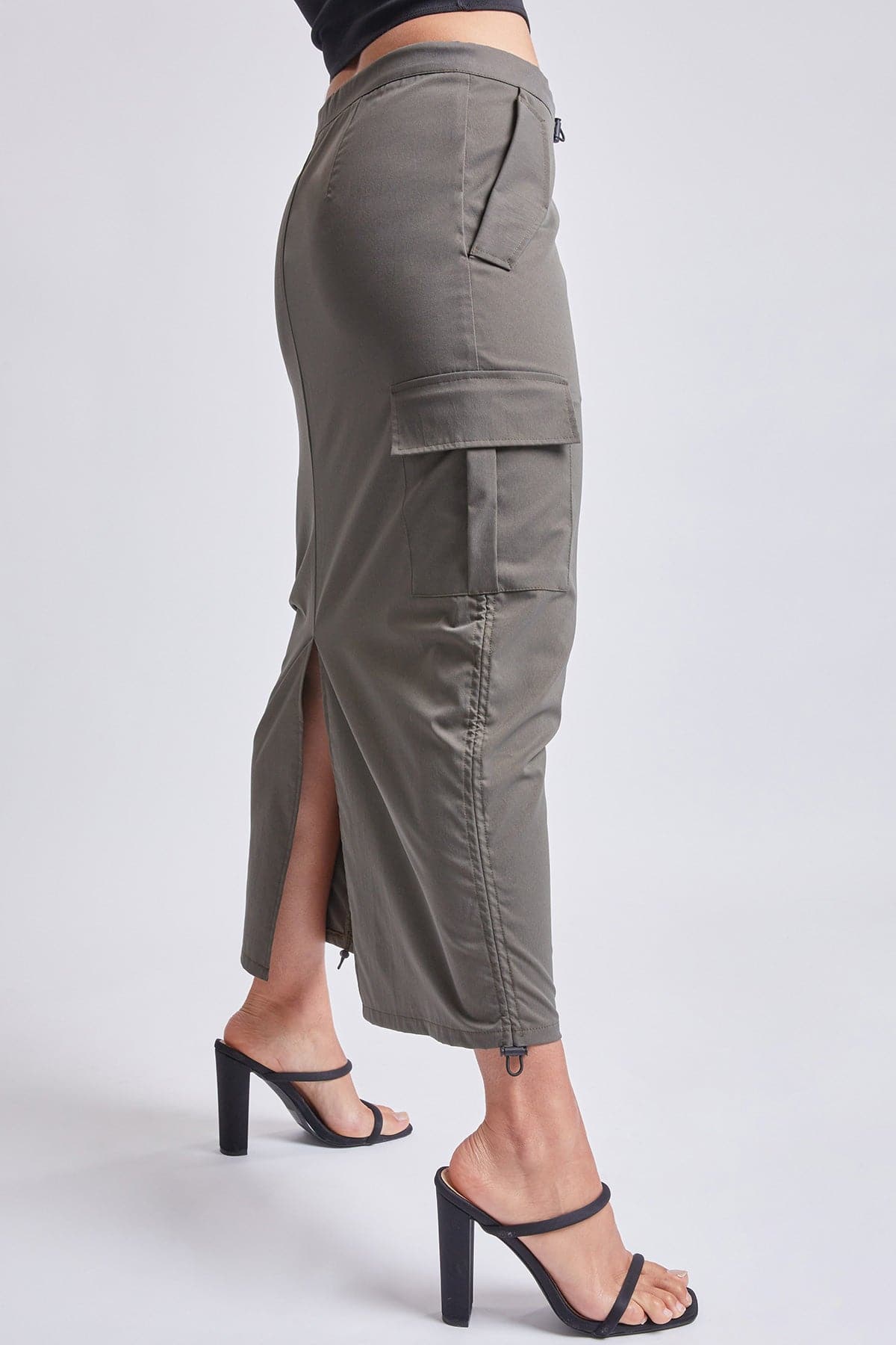 Women's Midi Cargo Parachute Skirt