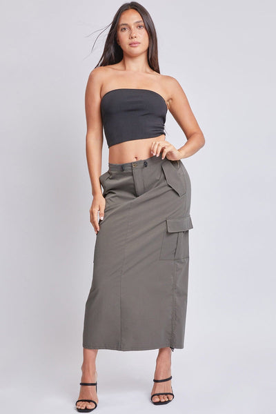 Women's Midi Cargo Parachute Skirt