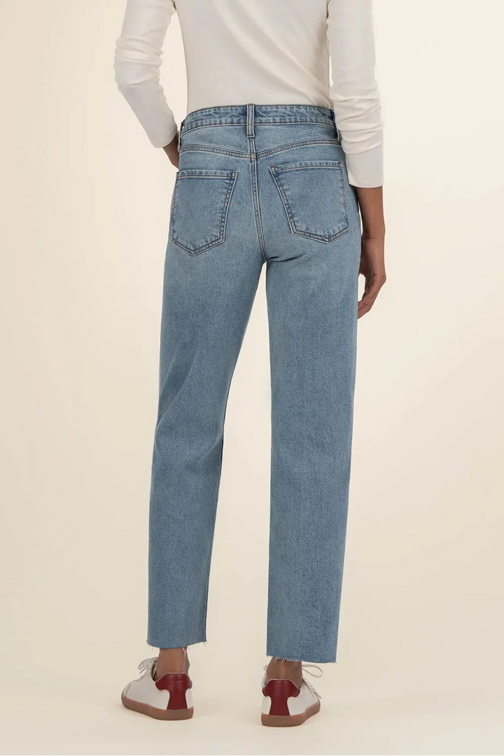 Fay High Rise Ankle Straight Leg