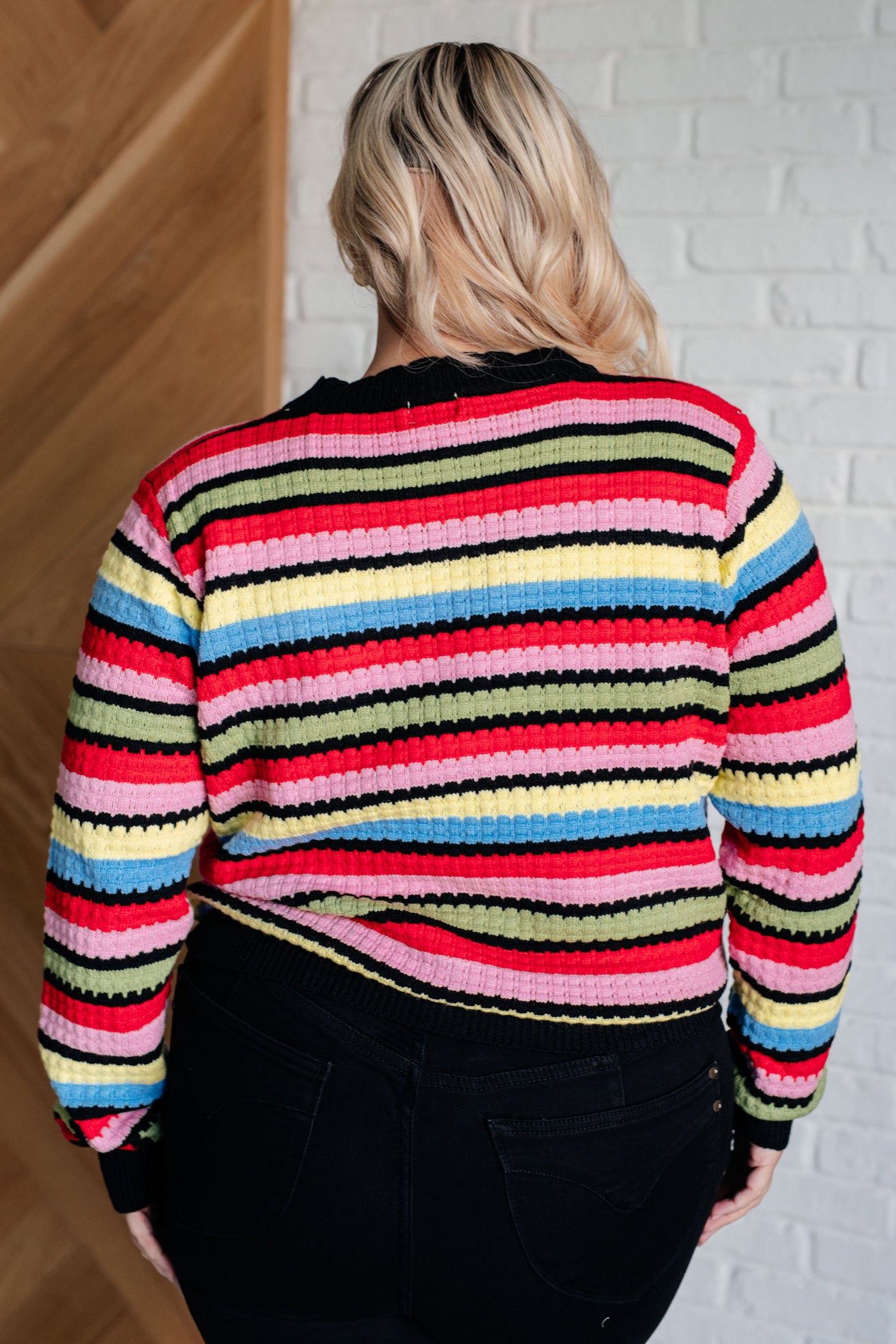 Keep Dreaming Striped Sweater