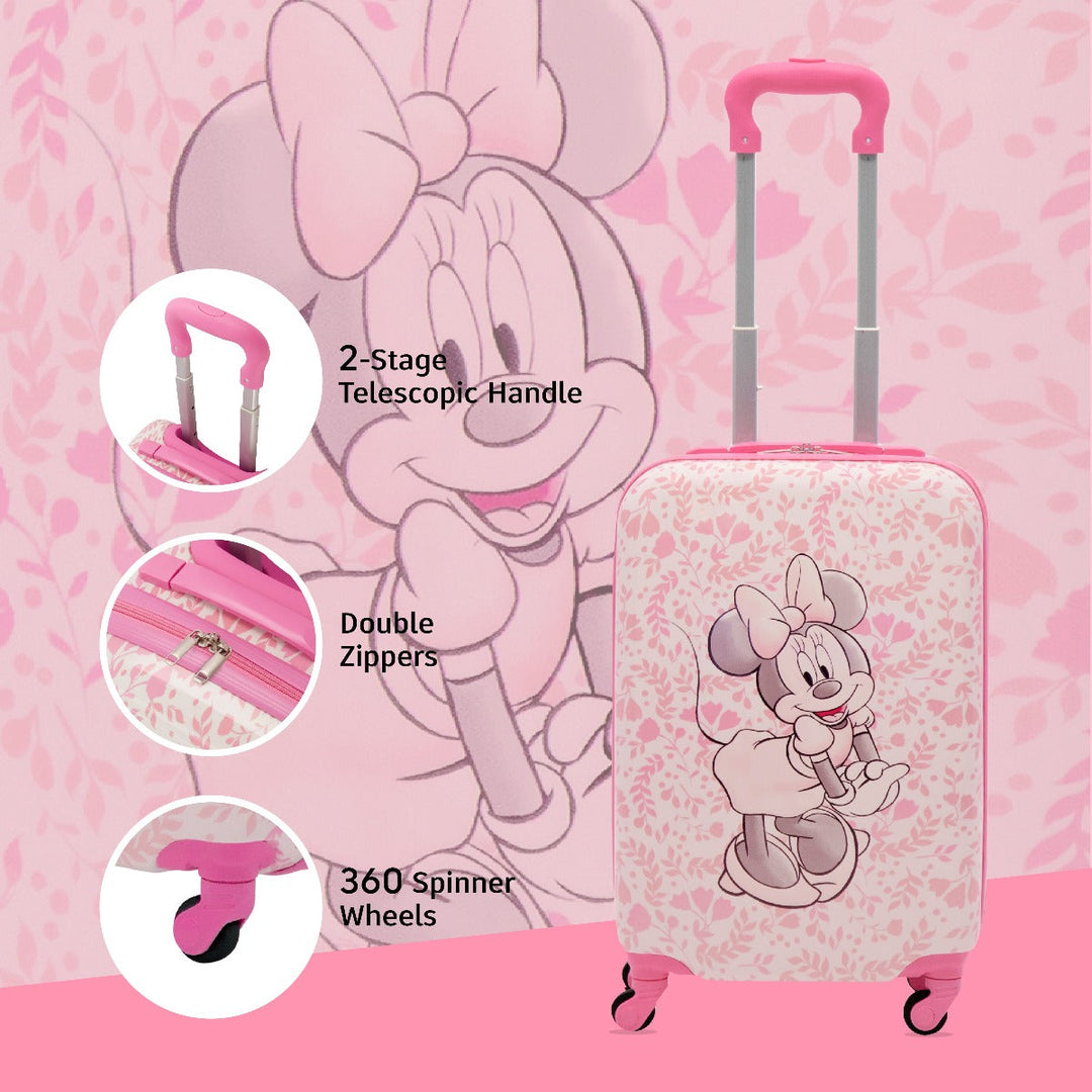 Disney Ful Minnie Mouse Floral Pink Kids 20.5" Luggage