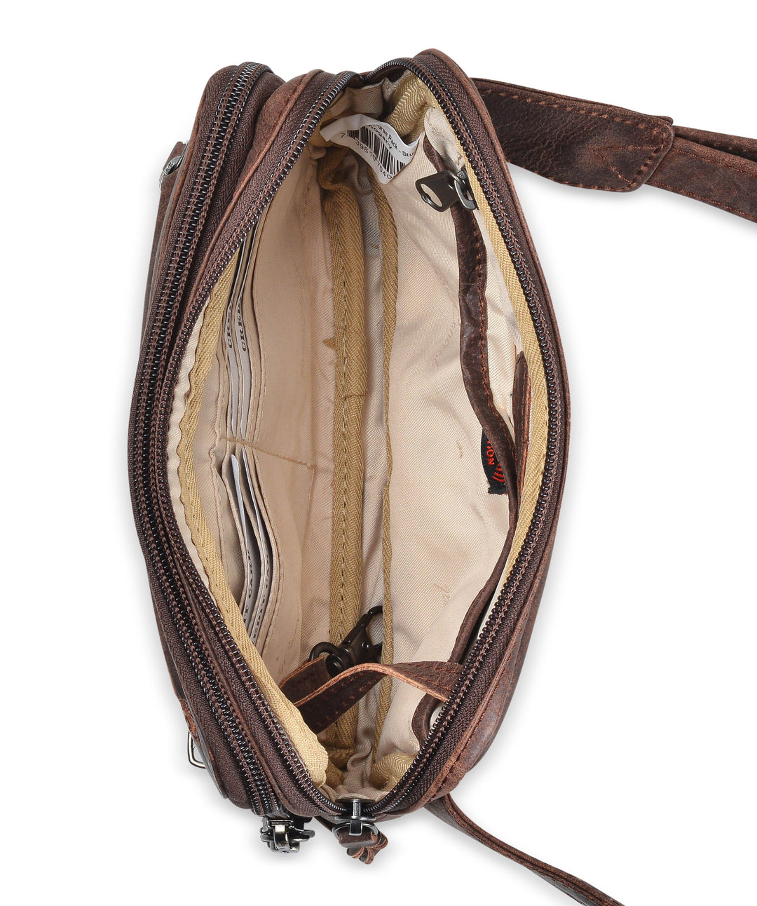 Concealed Carry Kailey Leather Fanny Pack/Sling by Lady Conceal