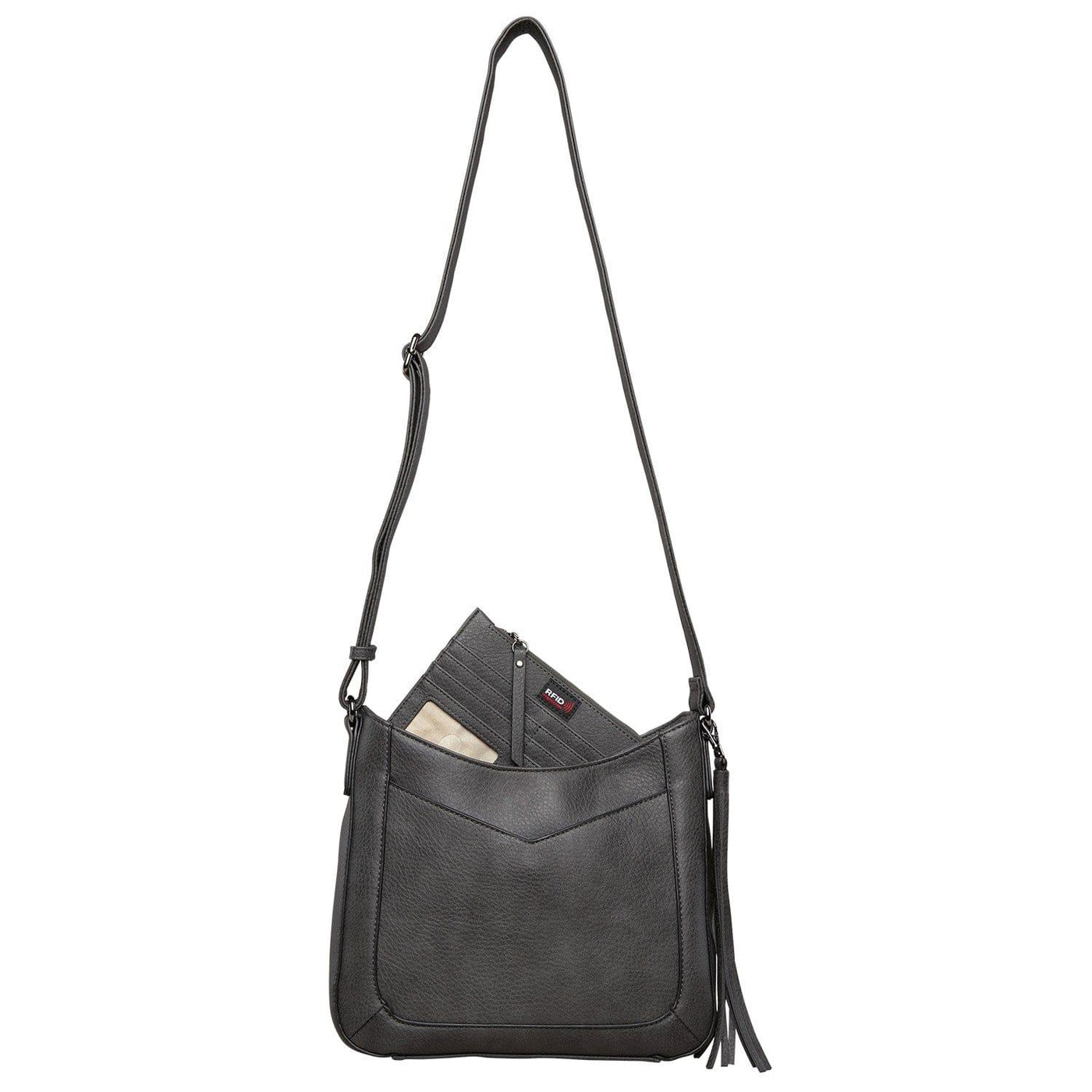 Concealed Carry Emery Crossbody with RFID Slim Wallet by Lady Conceal