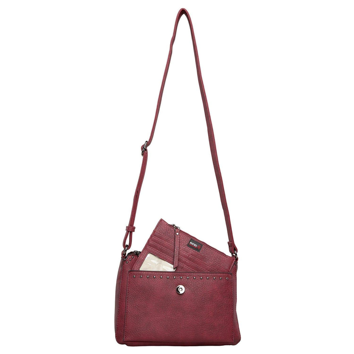 Concealed Carry Kinsley Crossbody with RFID Slim Wallet by Lady Conceal