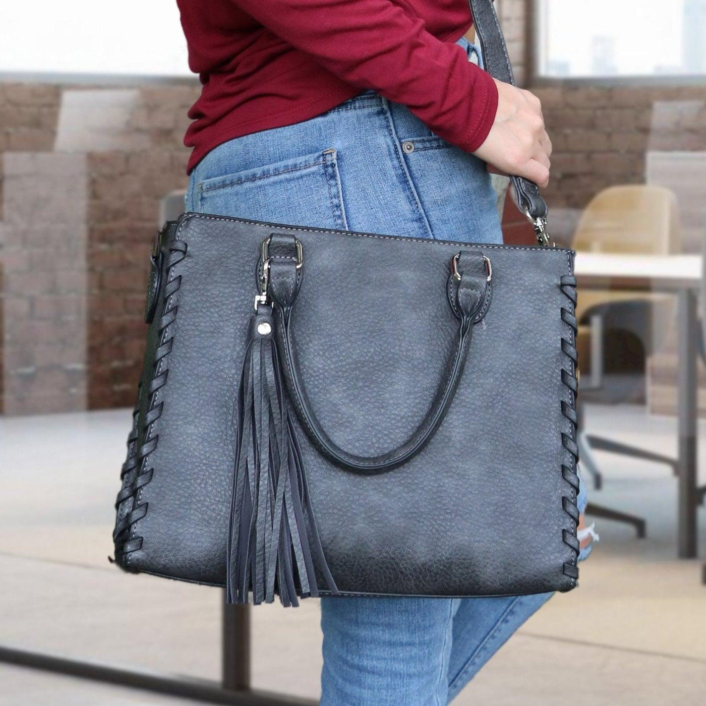 Concealed Carry Crossbody Ann Satchel by Lady Conceal