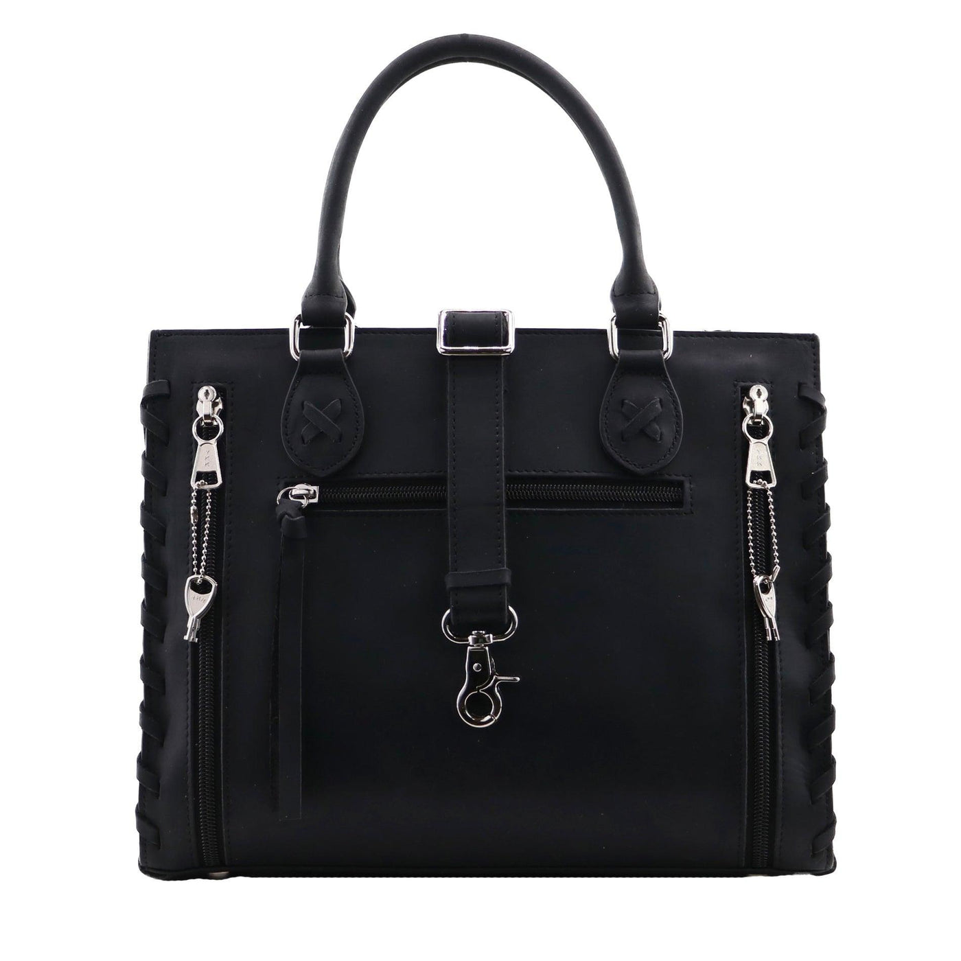 Concealed Carry Emma Leather Satchel by Lady Conceal