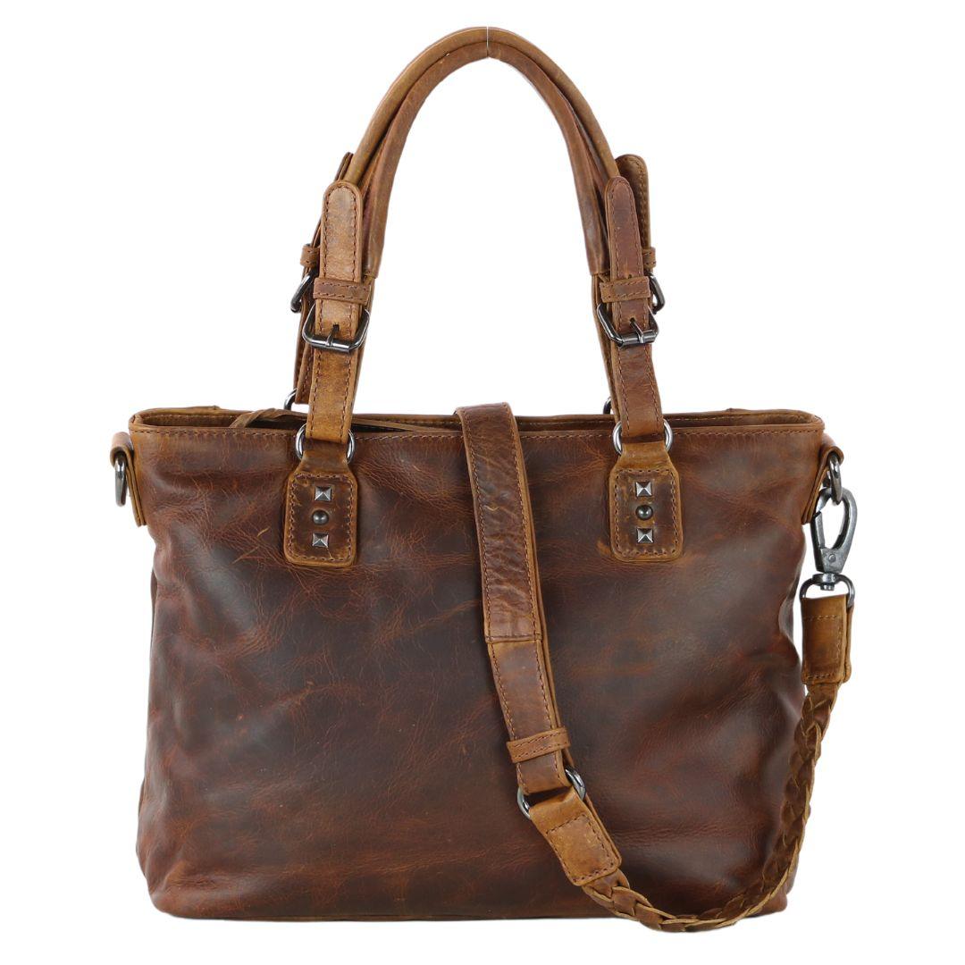 Concealed Carry Bailey Leather Satchel by Lady Conceal