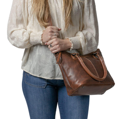 Concealed Carry Sadie Leather Satchel by Lady Conceal