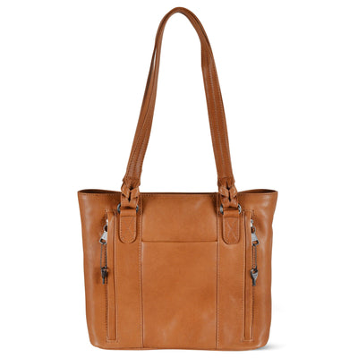 Concealed Carry Peyton Leather Tote for Women by Lady Conceal