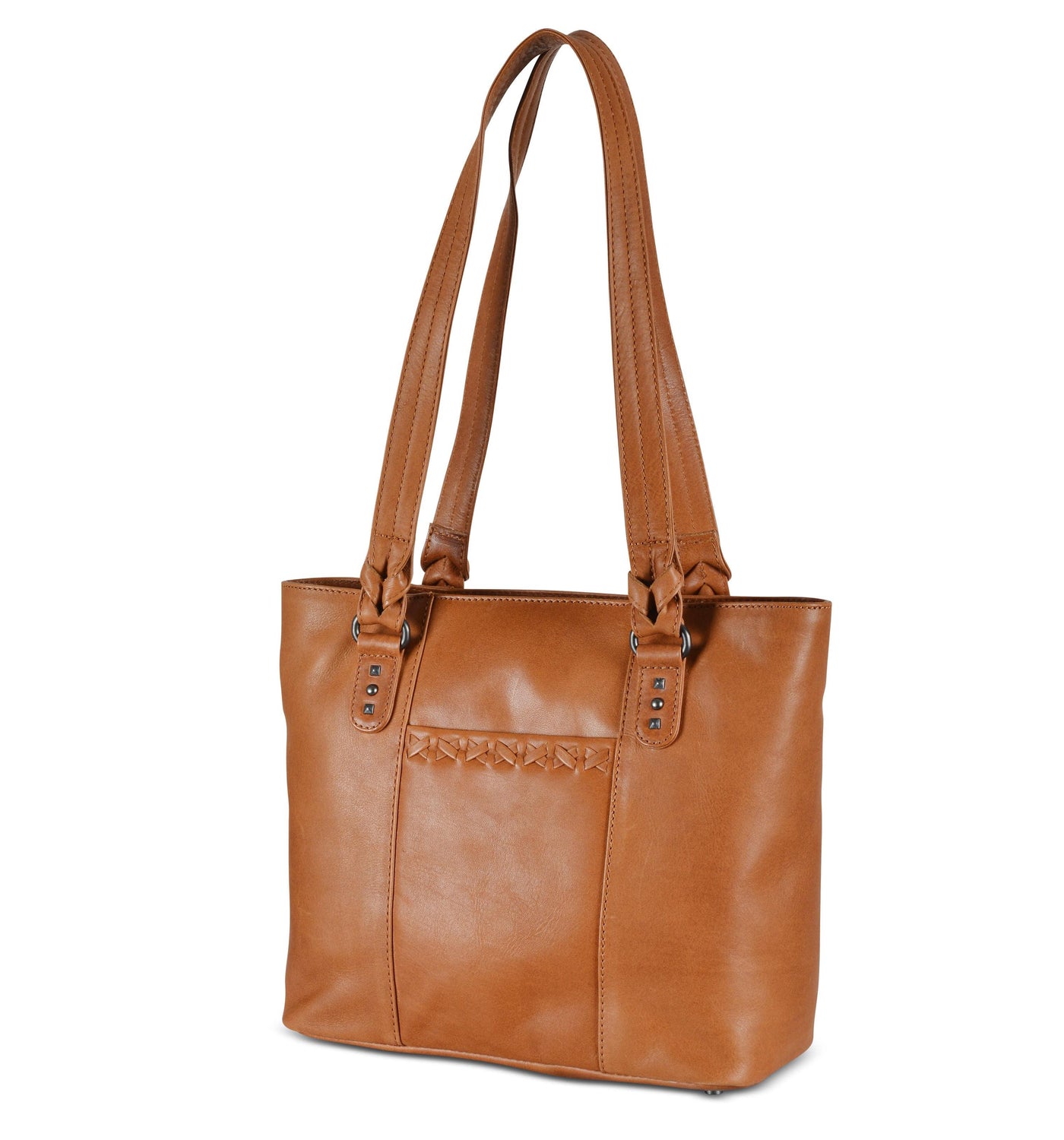 Concealed Carry Peyton Leather Tote for Women by Lady Conceal