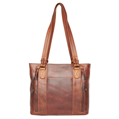 Concealed Carry Peyton Leather Tote for Women by Lady Conceal