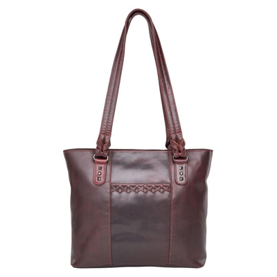 Concealed Carry Peyton Leather Tote for Women by Lady Conceal