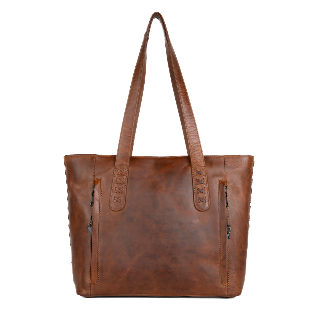 Concealed Carry Norah Leather Tote by Lady Conceal