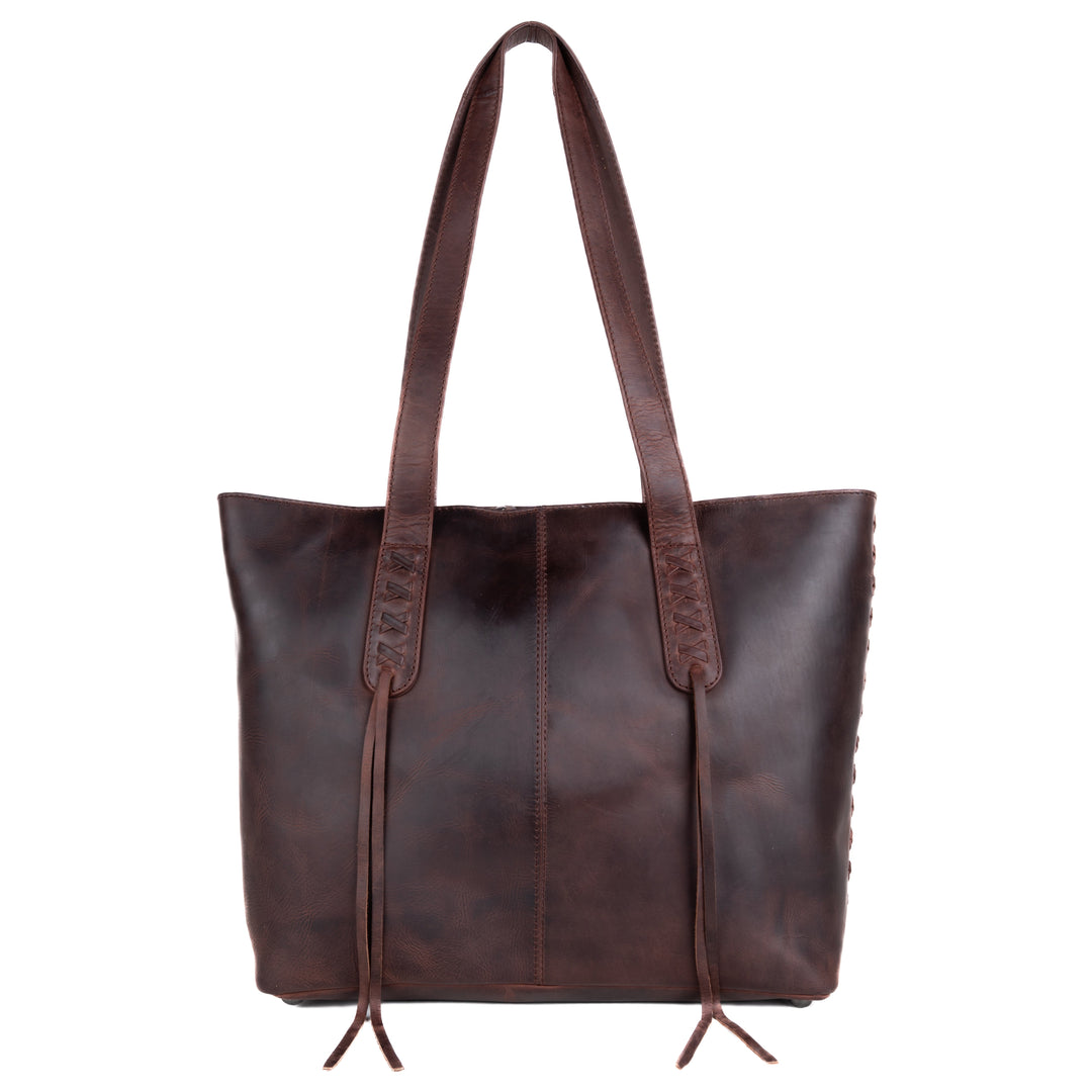 Concealed Carry Norah Leather Tote by Lady Conceal