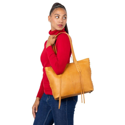 Concealed Carry Norah Leather Tote by Lady Conceal