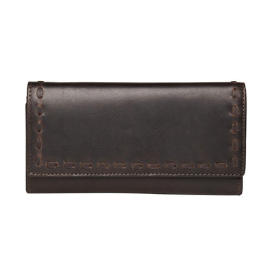 Hope RFID Leather Laced Wallet by Lady Conceal