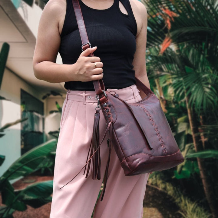 Concealed Carry Purse Blake Leather Crossbody by Lady Conceal