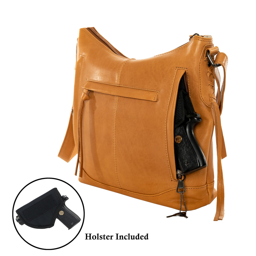 Concealed Carry Purse Blake Leather Crossbody by Lady Conceal