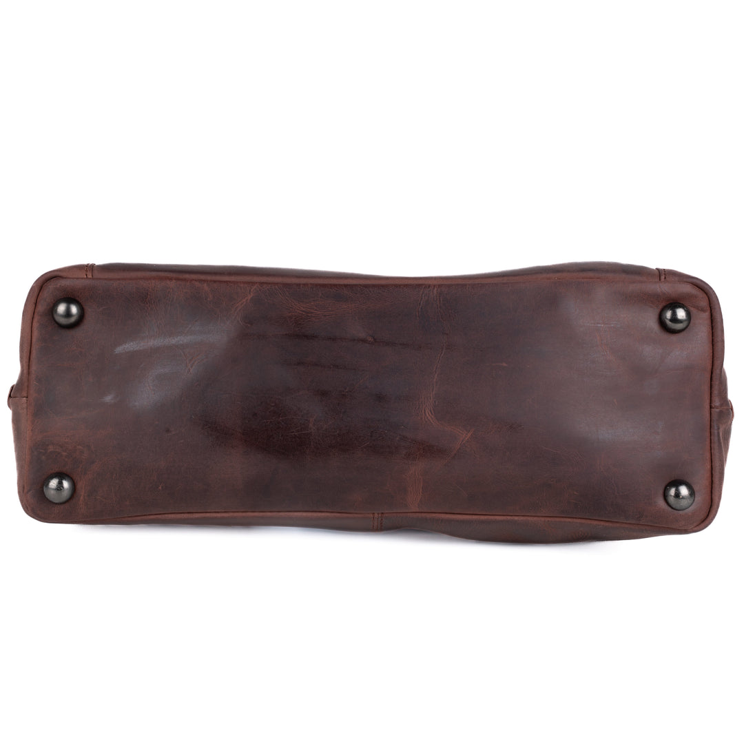 Concealed Carry Reagan Medium Leather Tote by Lady Conceal