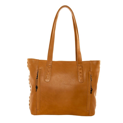 Concealed Carry Reagan Medium Leather Tote by Lady Conceal