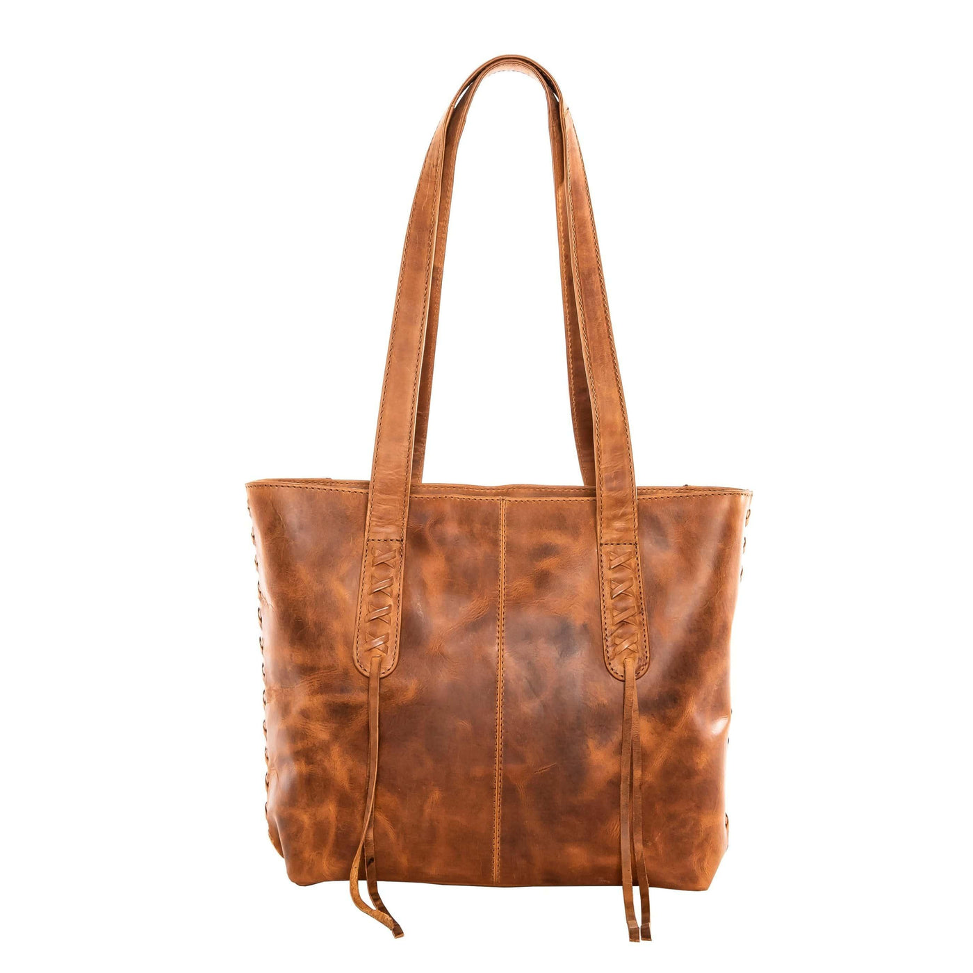 Concealed Carry Reagan Medium Leather Tote by Lady Conceal