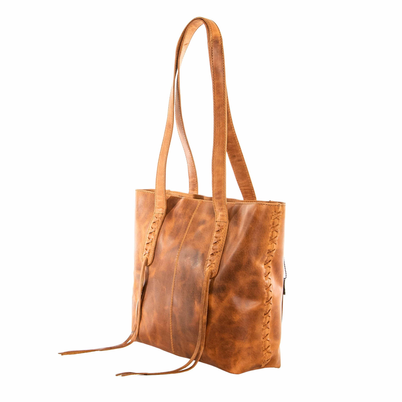 Concealed Carry Reagan Medium Leather Tote by Lady Conceal