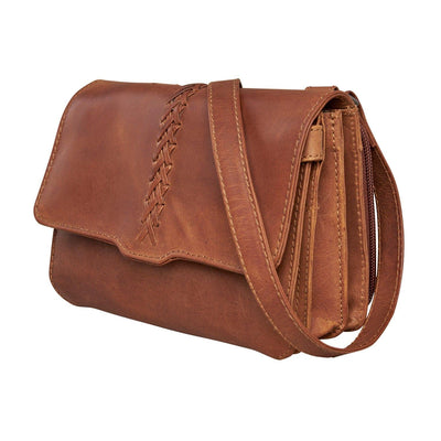 Concealed Carry Jolene Leather Crossbody Organizer by Lady Conceal