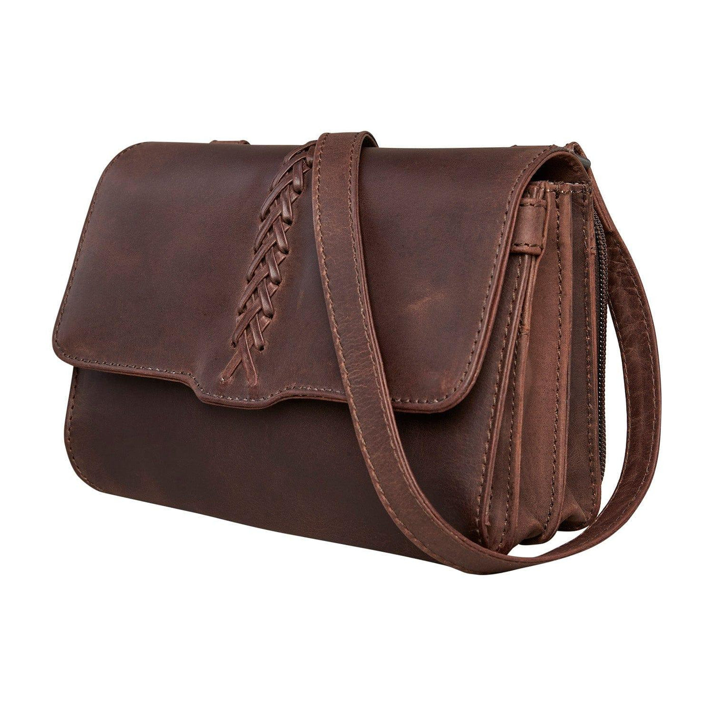 Concealed Carry Jolene Leather Crossbody Organizer by Lady Conceal