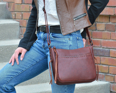 Concealed Carry Callie Leather Crossbody by Lady Conceal