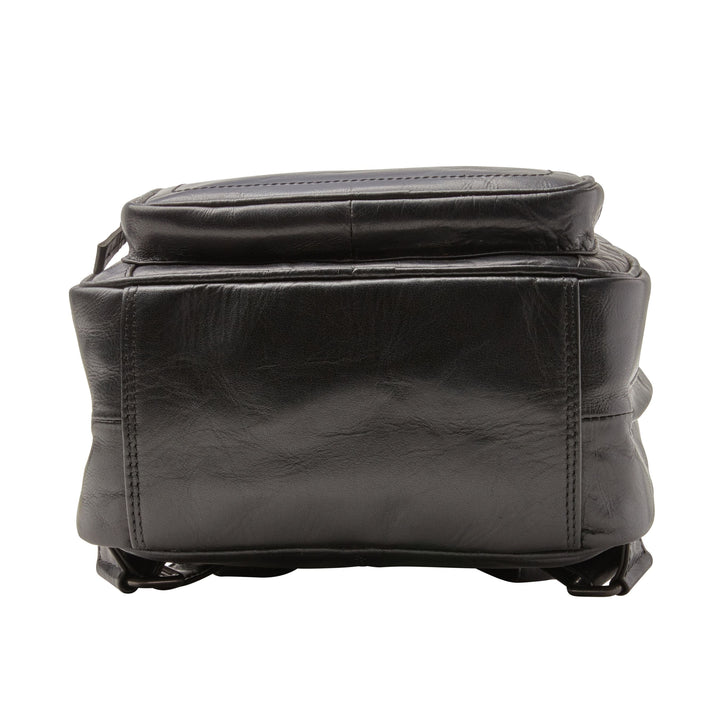 Concealed Carry Sawyer Leather Backpack by Lady Conceal