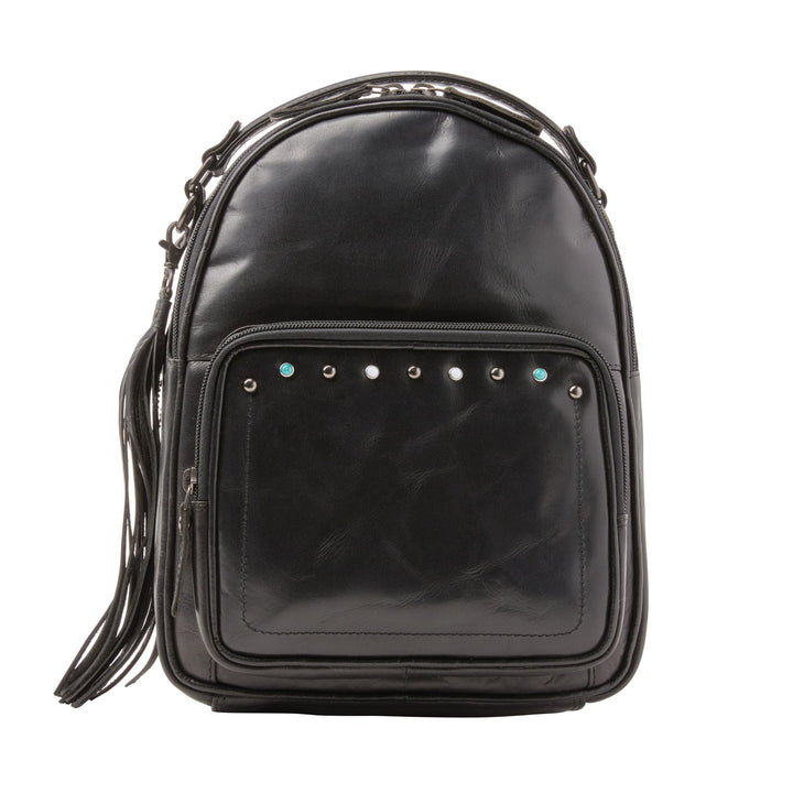 Concealed Carry Sawyer Leather Backpack by Lady Conceal