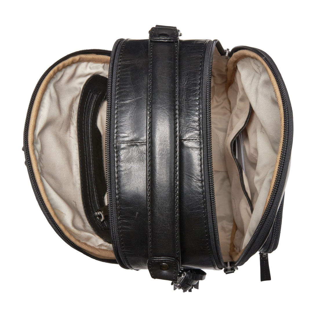 Concealed Carry Reese Unisex Leather Backpack