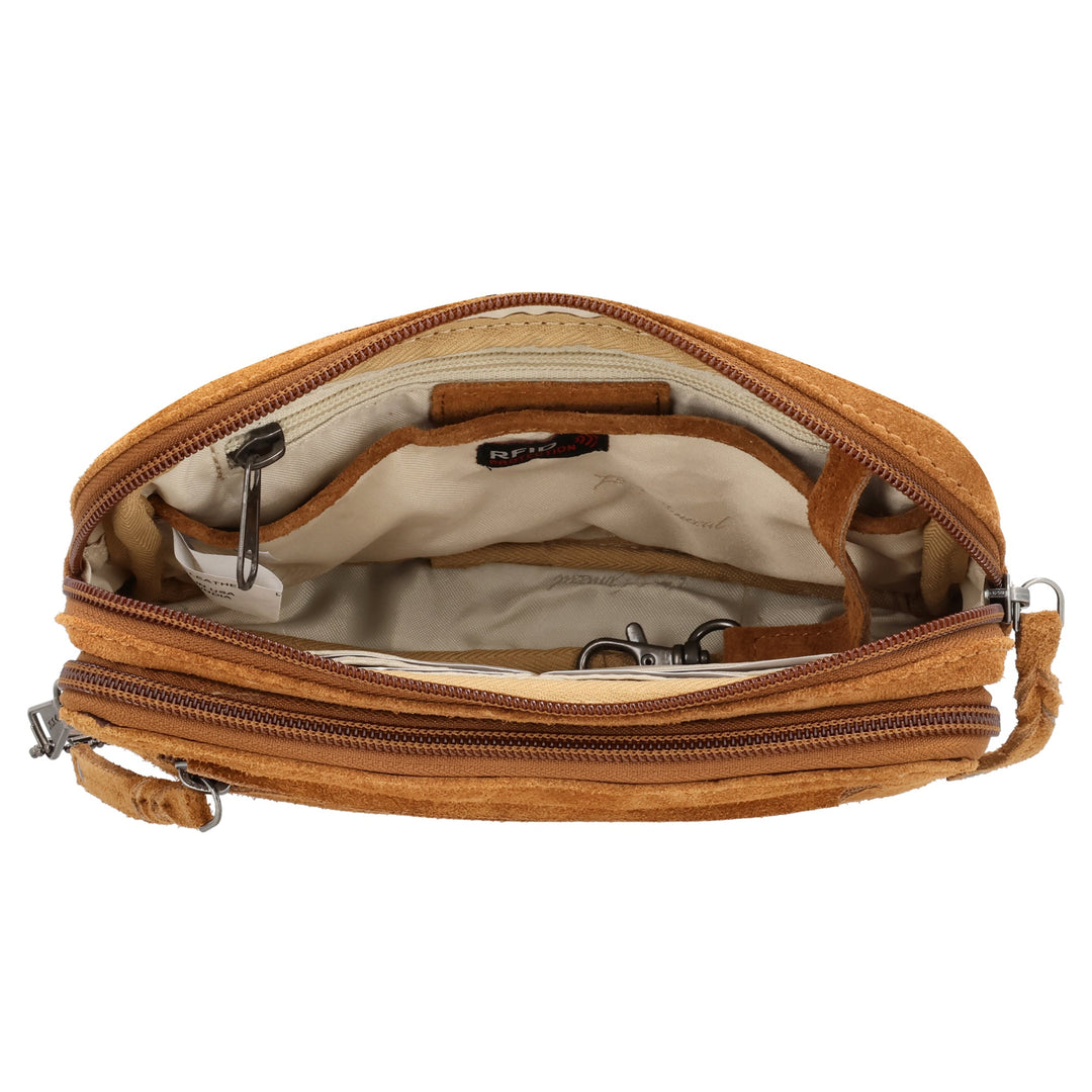 Concealed Carry Kailey Leather Fanny Pack/Sling by Lady Conceal