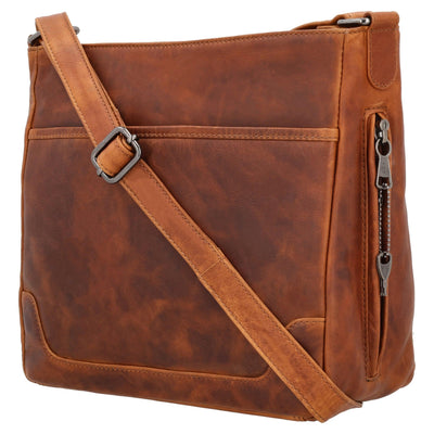 Concealed Carry Lydia Leather Crossbody by Lady Conceal