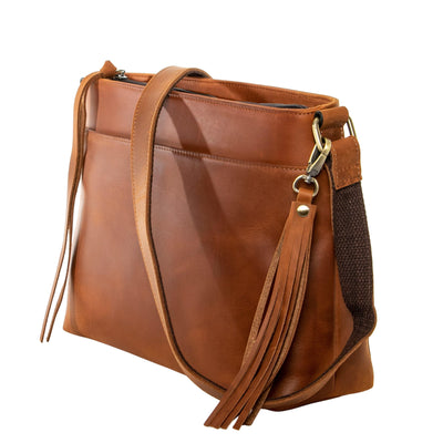 Concealed Carry Josie Leather Crossbody by Lady Conceal