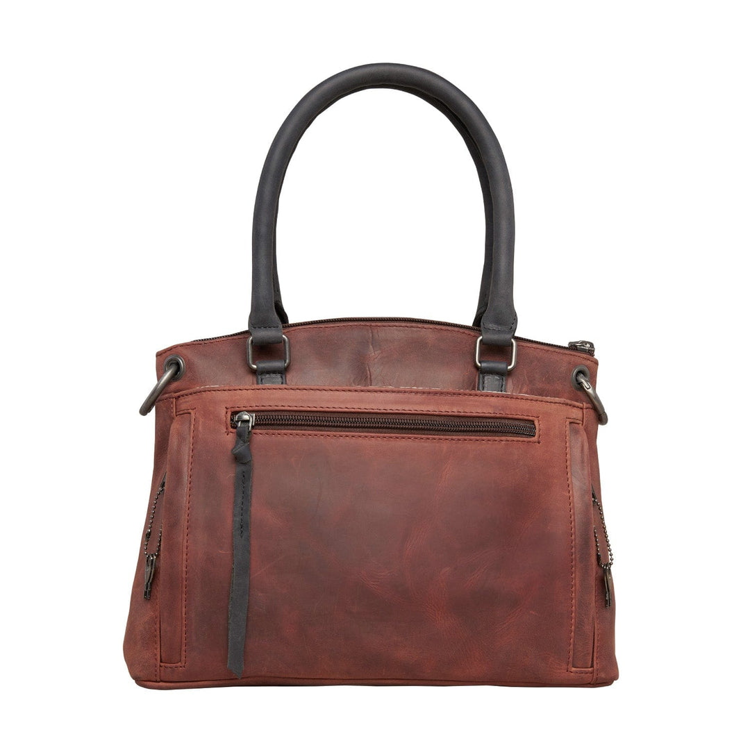 Concealed Carry Whitely Leather Satchel by Lady Conceal