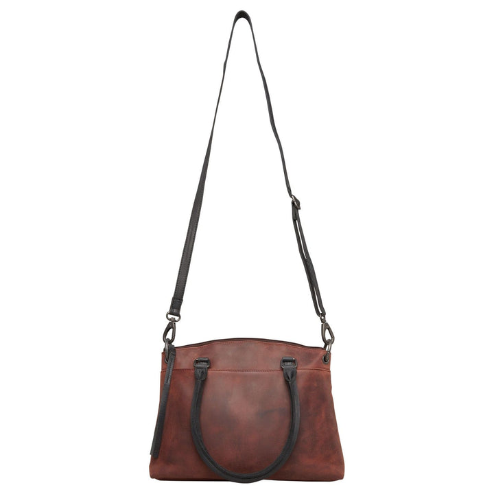 Concealed Carry Whitely Leather Satchel by Lady Conceal