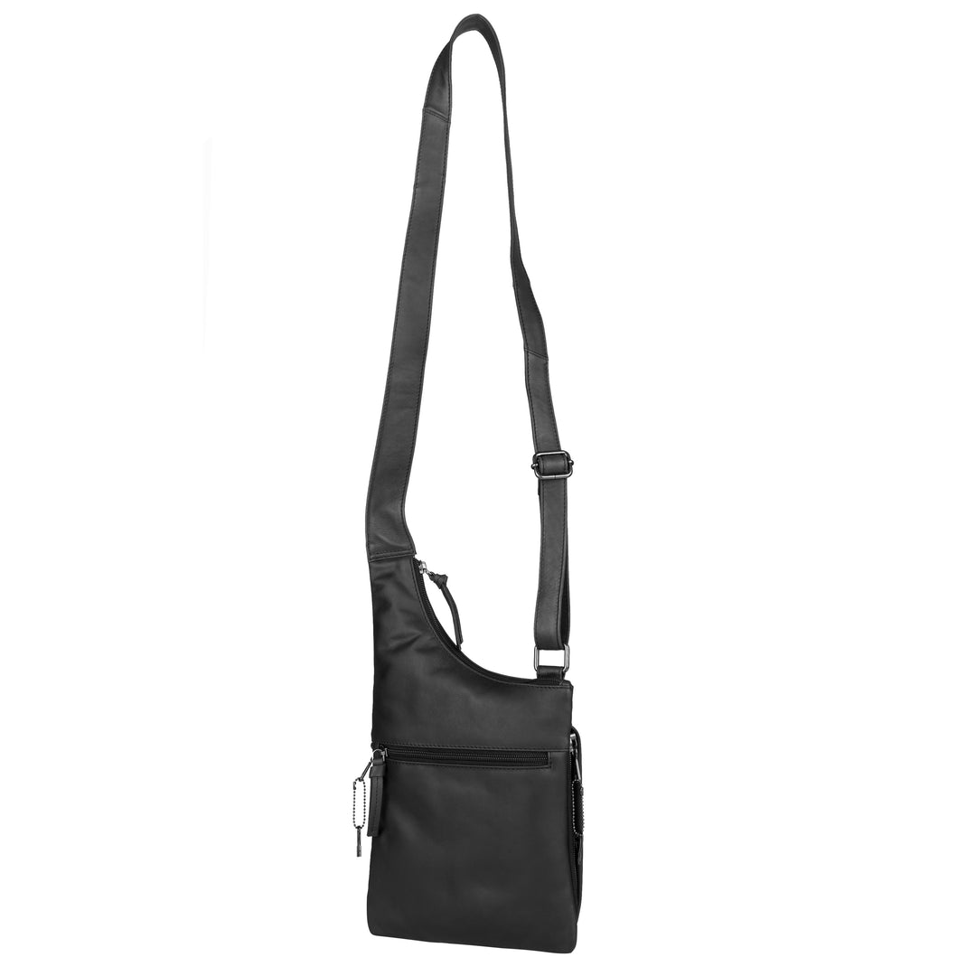 Concealed Carry Unisex Remi Leather Crossbody by Lady Conceal