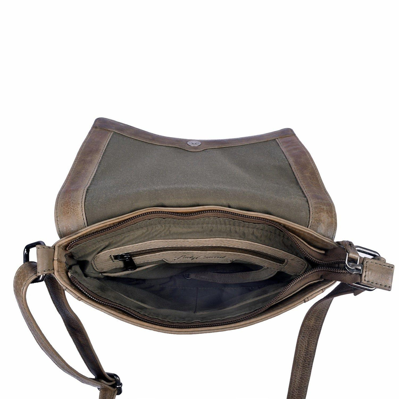 Concealed Carry Monroe Leather Crossbody by Lady Conceal