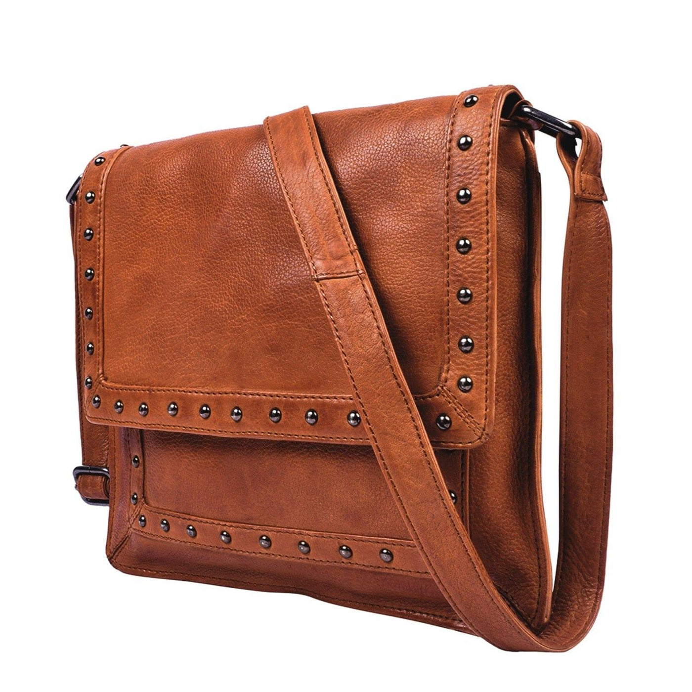 Concealed Carry Monroe Leather Crossbody by Lady Conceal