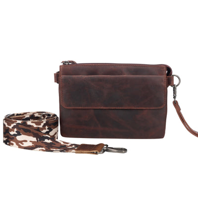 Concealed Carry Natasha Leather Crossbody by Lady Conceal