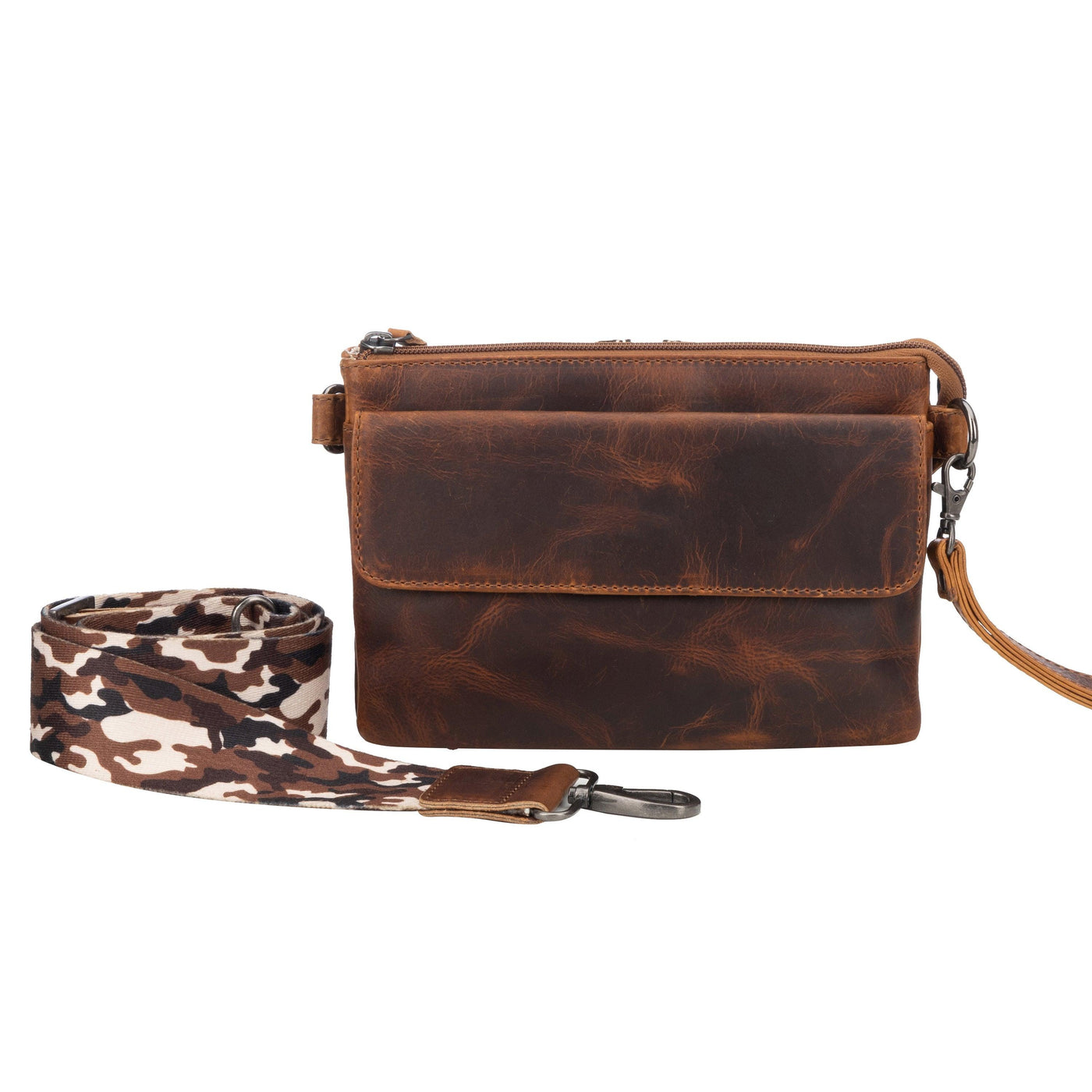 Concealed Carry Natasha Leather Crossbody by Lady Conceal