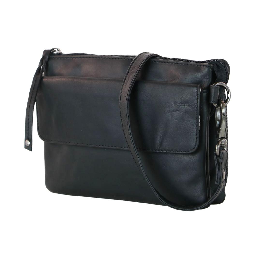 Concealed Carry Natasha Leather Crossbody by Lady Conceal