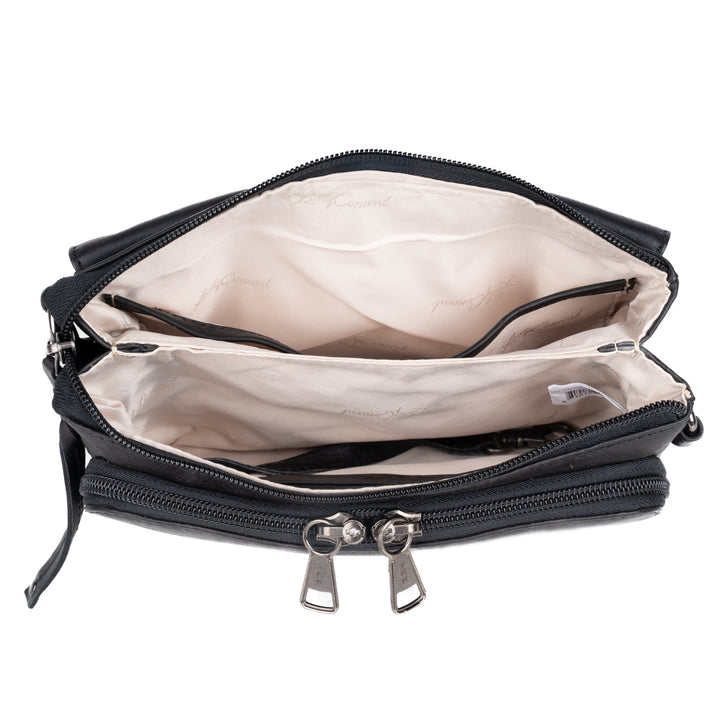 Premium Leather Concealed Carry Natasha Crossbody Bag – Stylish Everyday Carry by Lady Conceal