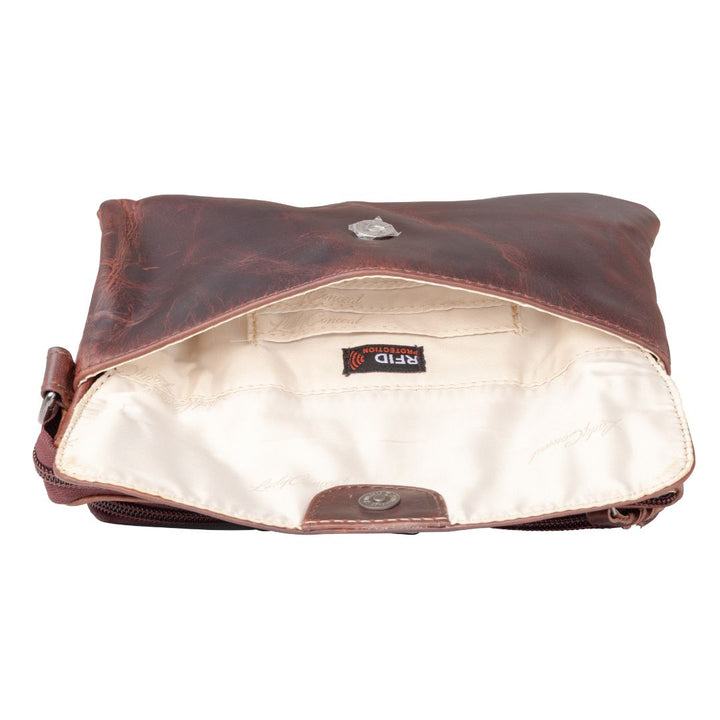 Concealed Carry Natasha Leather Crossbody by Lady Conceal