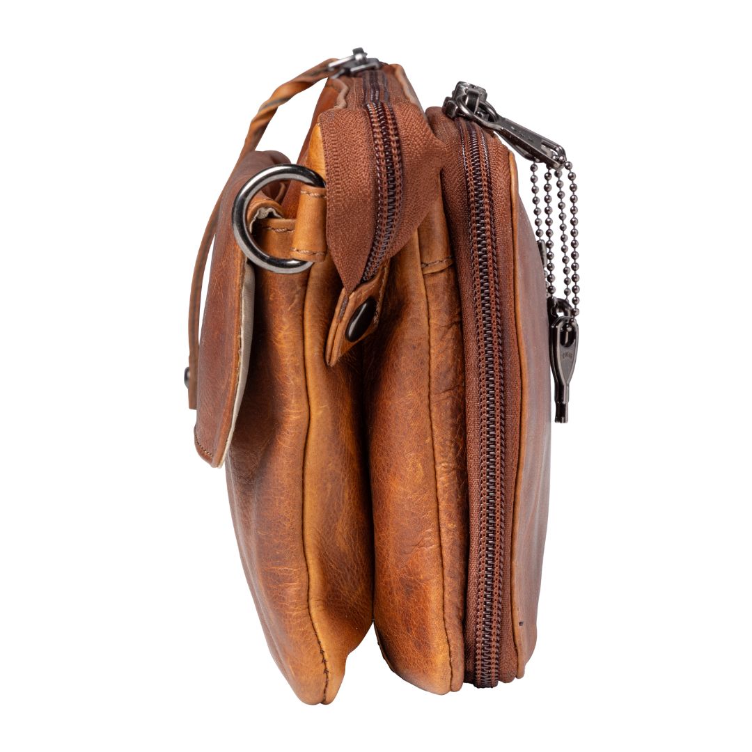 Concealed Carry Natasha Leather Crossbody by Lady Conceal