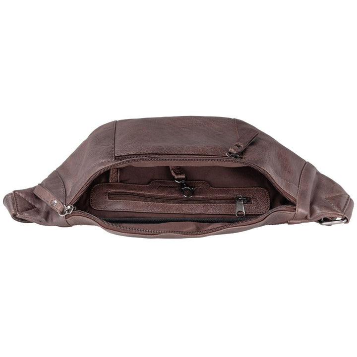 Concealed Carry Charlie Magnetic Leather Sling by Lady Conceal