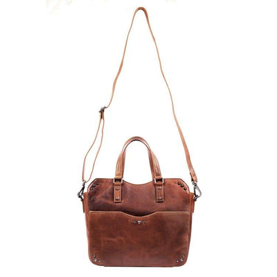 Concealed Carry Bethany Leather Satchel by Lady Conceal